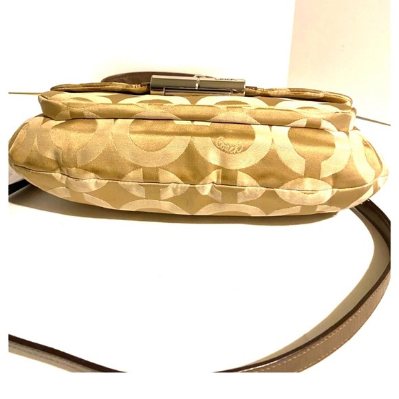 Coach vintage CC signature print canvas satchel handbag - Picture 3 of 8